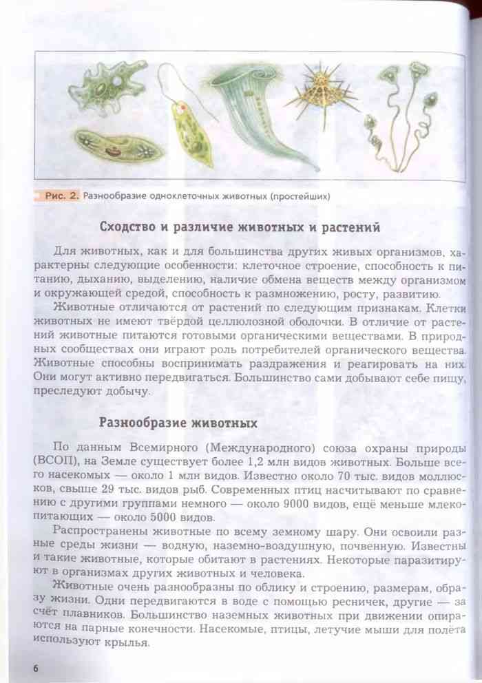 Учебник Биология 7 класс Константинов Бабенко читать онлайн